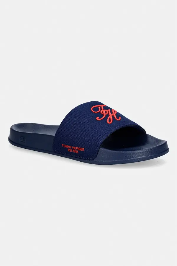 Tommy Hilfiger Tommy Hilfiger natikači moški TH EMBROIDERY POOL SLIDE