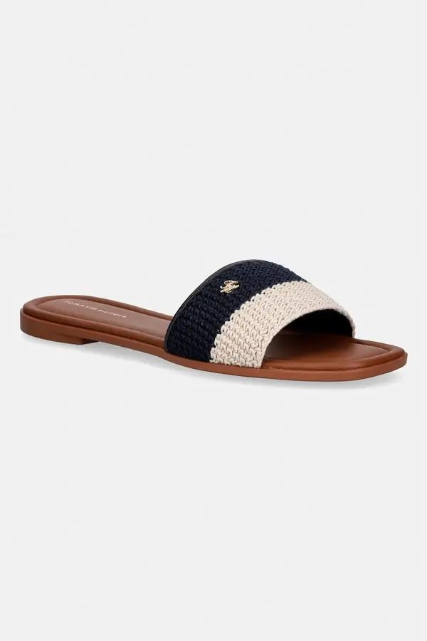 Tommy Hilfiger Tommy Hilfiger natikači ženski TH FLAT MULE CROCHET