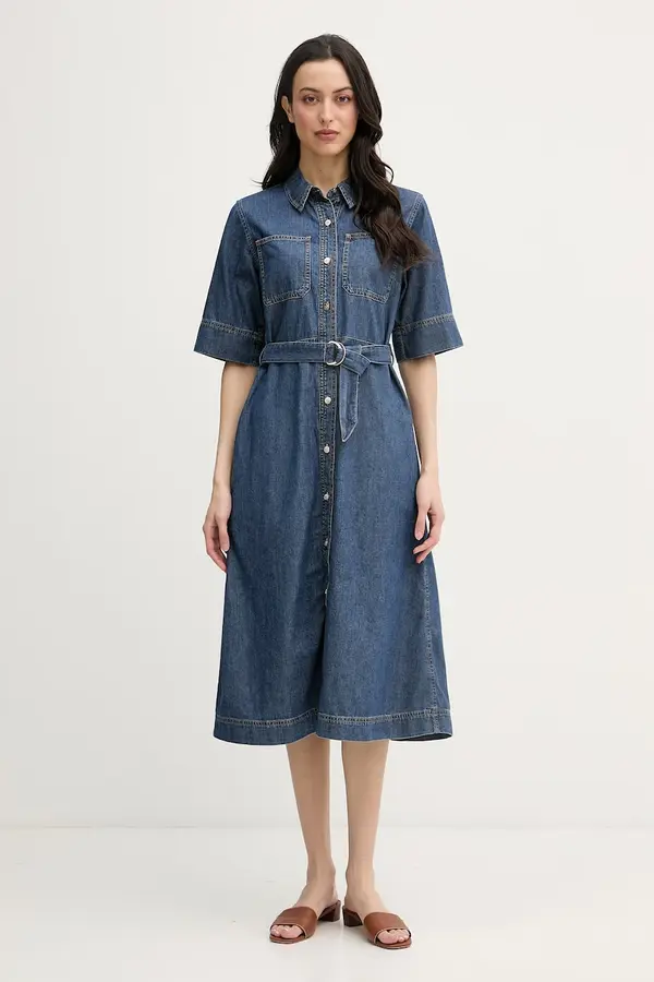 Tommy Hilfiger Tommy Hilfiger obleka A-kroja denim