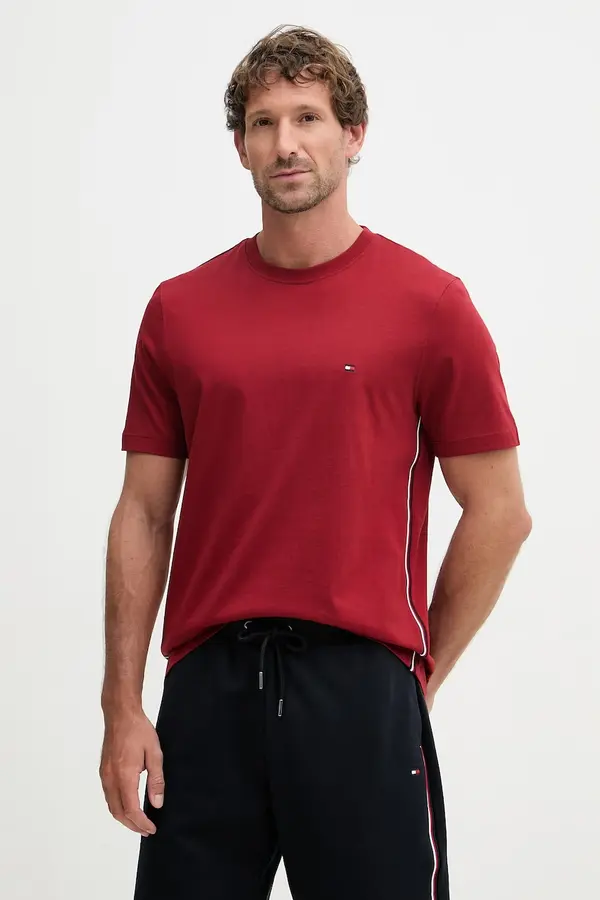 Tommy Hilfiger Tommy Hilfiger osnovna kratka majica moška bombažna
