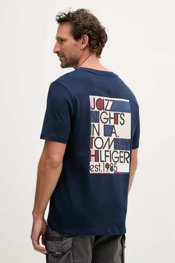 Tommy Hilfiger Tommy Hilfiger osnovna kratka majica moška bombažna