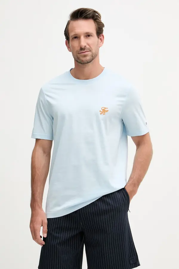 Tommy Hilfiger Tommy Hilfiger osnovna kratka majica moška bombažna SUMMER