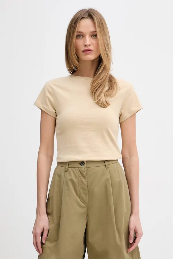 Tommy Hilfiger Tommy Hilfiger osnovna kratka majica ženska bombažna