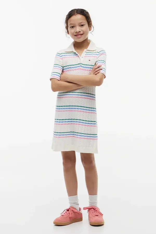 Tommy Hilfiger Tommy Hilfiger poletna obleka bombažna