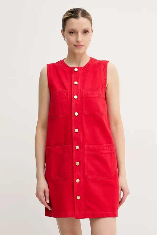 Tommy Hilfiger Tommy Hilfiger poletna obleka bombažna