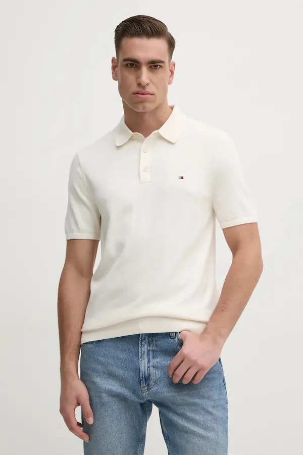 Tommy Hilfiger Tommy Hilfiger polo majica moška bombažna