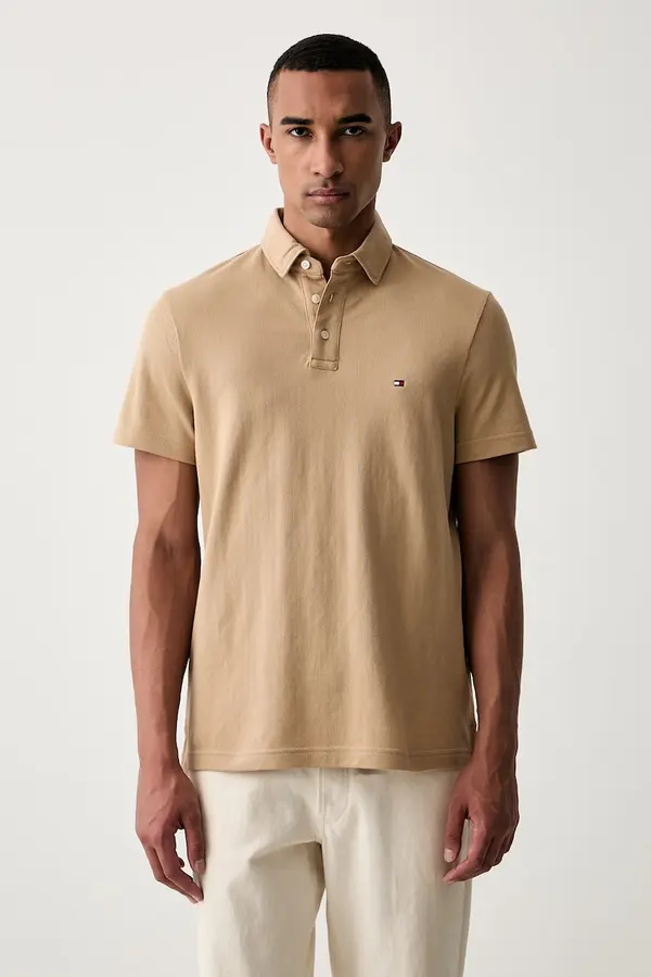 Tommy Hilfiger Tommy Hilfiger polo majica moška bombažna