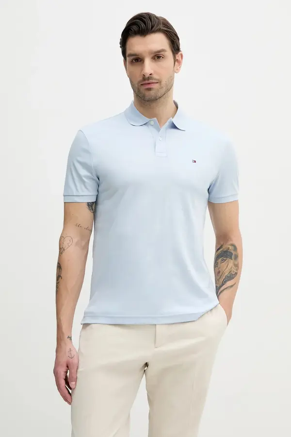 Tommy Hilfiger Tommy Hilfiger polo majica moška bombažna