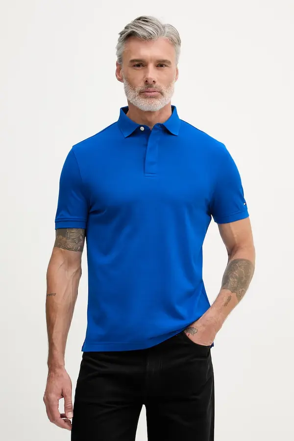 Tommy Hilfiger Tommy Hilfiger polo majica moška bombažna