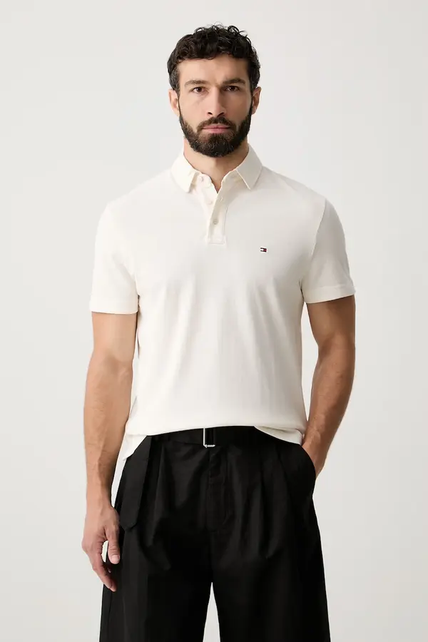 Tommy Hilfiger Tommy Hilfiger polo majica moška bombažna