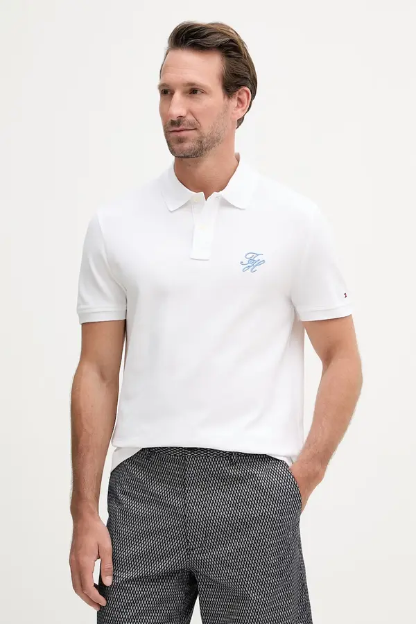 Tommy Hilfiger Tommy Hilfiger polo majica moška bombažna SUMMER