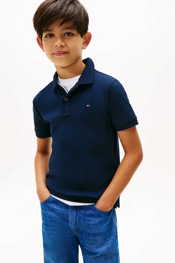 Tommy Hilfiger Tommy Hilfiger polo majica otroška bombažna
