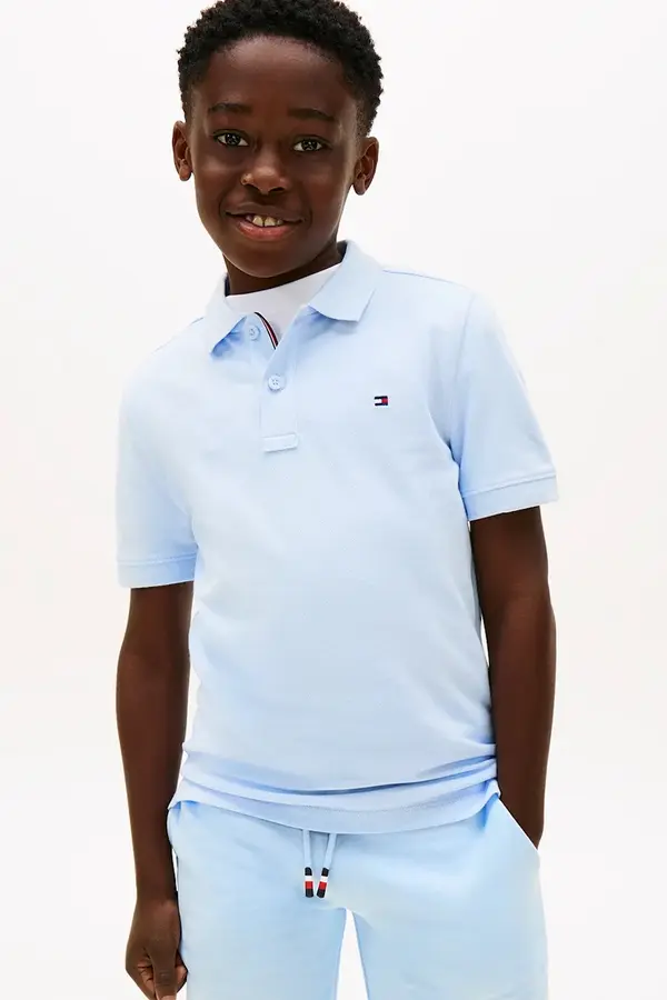 Tommy Hilfiger Tommy Hilfiger polo majica otroška bombažna