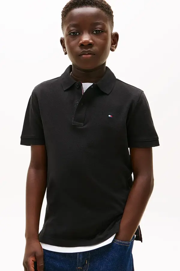 Tommy Hilfiger Tommy Hilfiger polo majica otroška bombažna