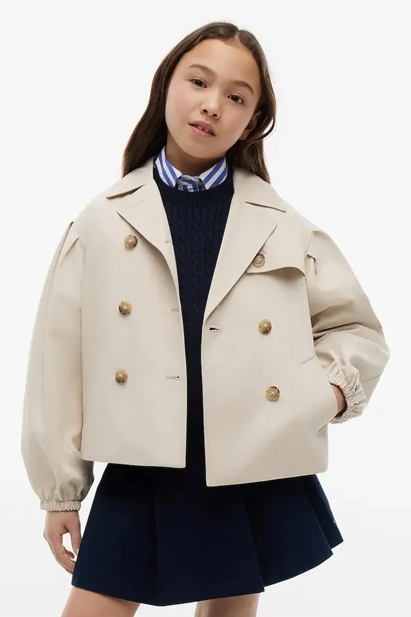 Tommy Hilfiger Tommy Hilfiger prehodna jakna otroška z bombažem