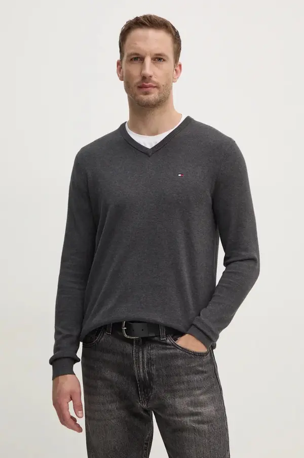 Tommy Hilfiger Tommy Hilfiger pulover moški bombažni
