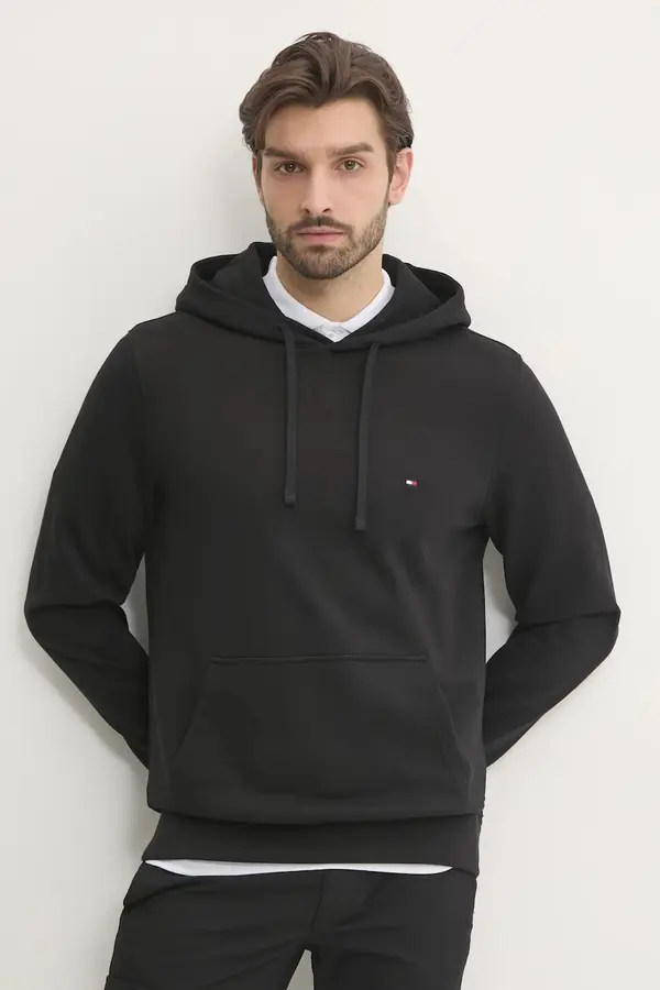 Tommy Hilfiger Tommy Hilfiger pulover s kapuco moški bombažen