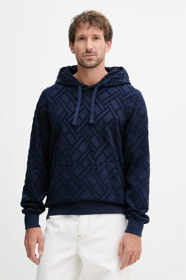 Tommy Hilfiger Tommy Hilfiger Pulover s kapuco moški bombažen SUMMER