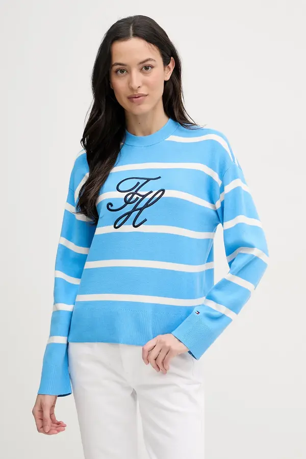 Tommy Hilfiger Tommy Hilfiger pulover ženski bombažen