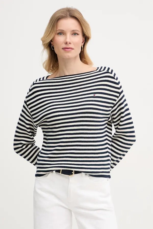 Tommy Hilfiger Tommy Hilfiger pulover ženski bombažen