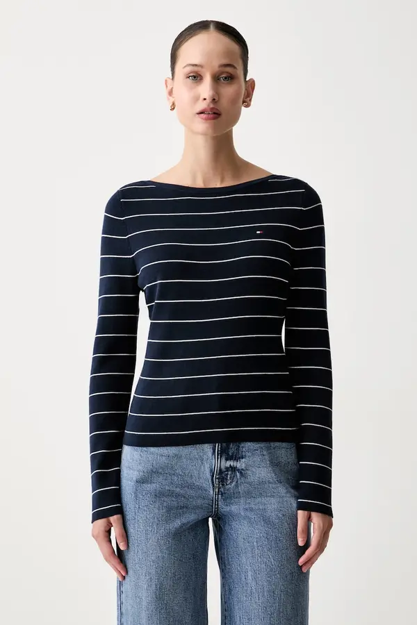 Tommy Hilfiger Tommy Hilfiger pulover ženski z bombažem