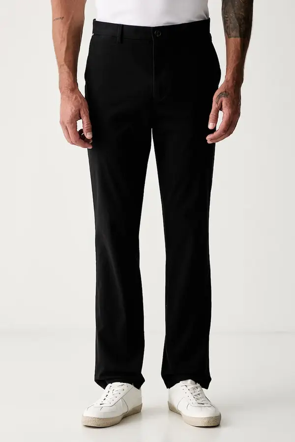 Tommy Hilfiger Tommy Hilfiger regular hlače moške z bombažem