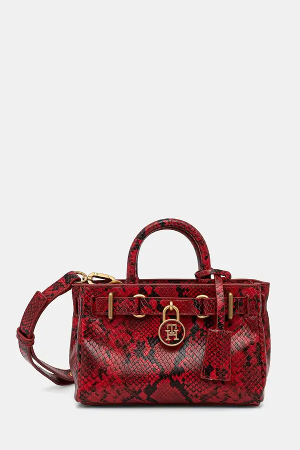 Tommy Hilfiger Tommy Hilfiger shopper torba ženska usnjena