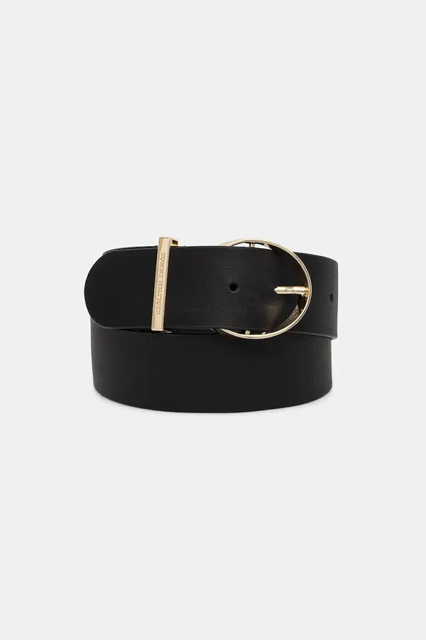 Tommy Hilfiger Tommy Hilfiger širok ženski usnjeni pas