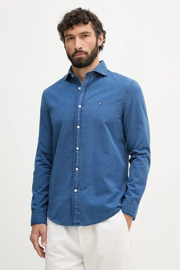Tommy Hilfiger Tommy Hilfiger srajca moška bombažna