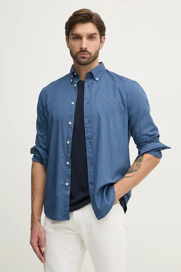 Tommy Hilfiger Tommy Hilfiger srajca moška bombažna