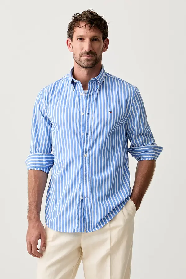 Tommy Hilfiger Tommy Hilfiger srajca moška bombažna