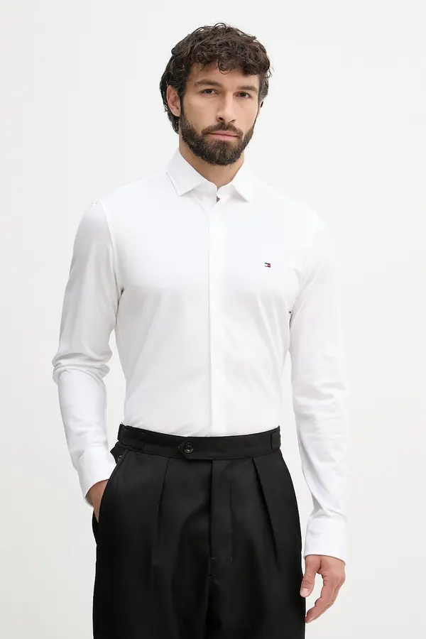 Tommy Hilfiger Tommy Hilfiger srajca moška bombažna