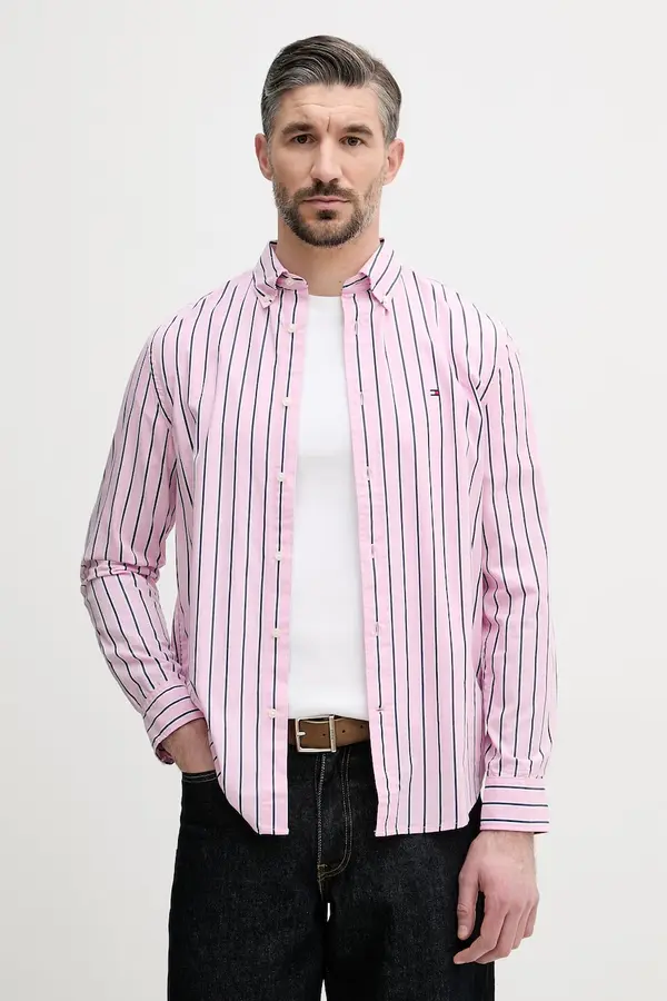 Tommy Hilfiger Tommy Hilfiger srajca moška bombažna