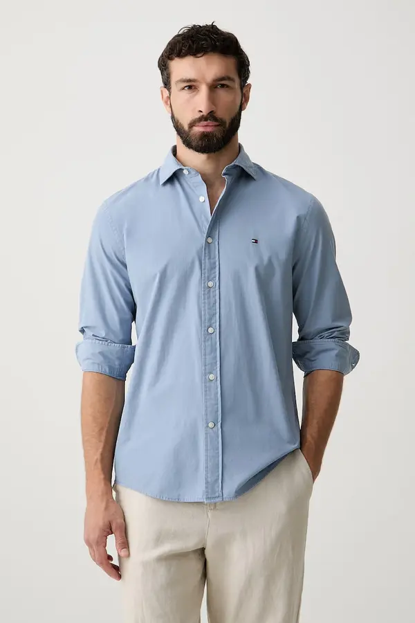 Tommy Hilfiger Tommy Hilfiger srajca moška bombažna