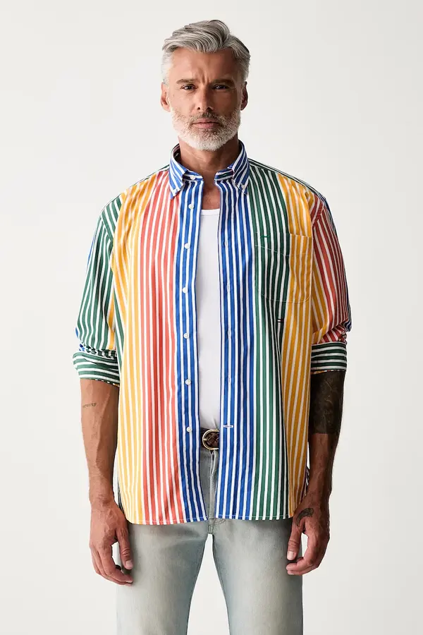 Tommy Hilfiger Tommy Hilfiger srajca moška bombažna