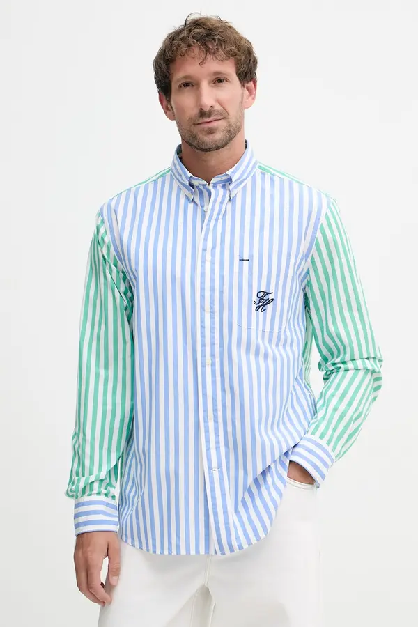 Tommy Hilfiger Tommy Hilfiger srajca moška bombažna SUMMER