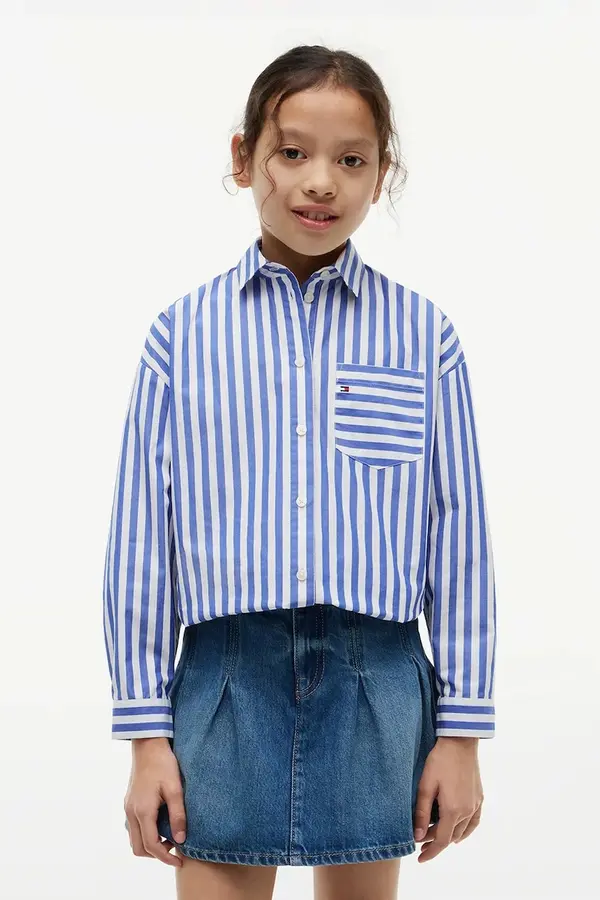 Tommy Hilfiger Tommy Hilfiger srajca otroška bombažna