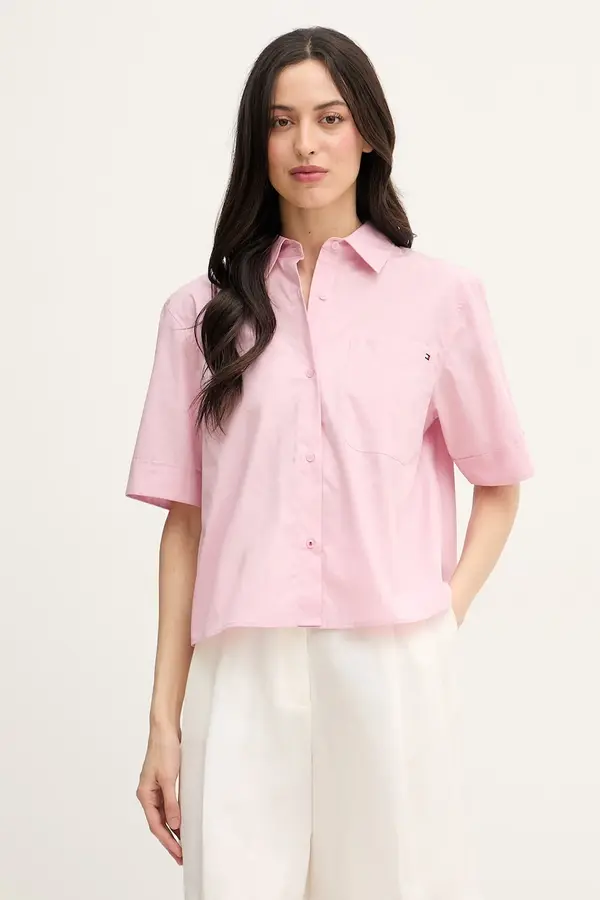 Tommy Hilfiger Tommy Hilfiger srajca ženska bombažna