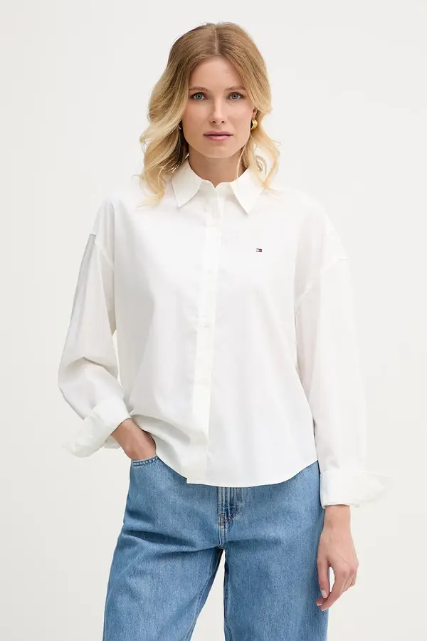 Tommy Hilfiger Tommy Hilfiger srajca ženska bombažna
