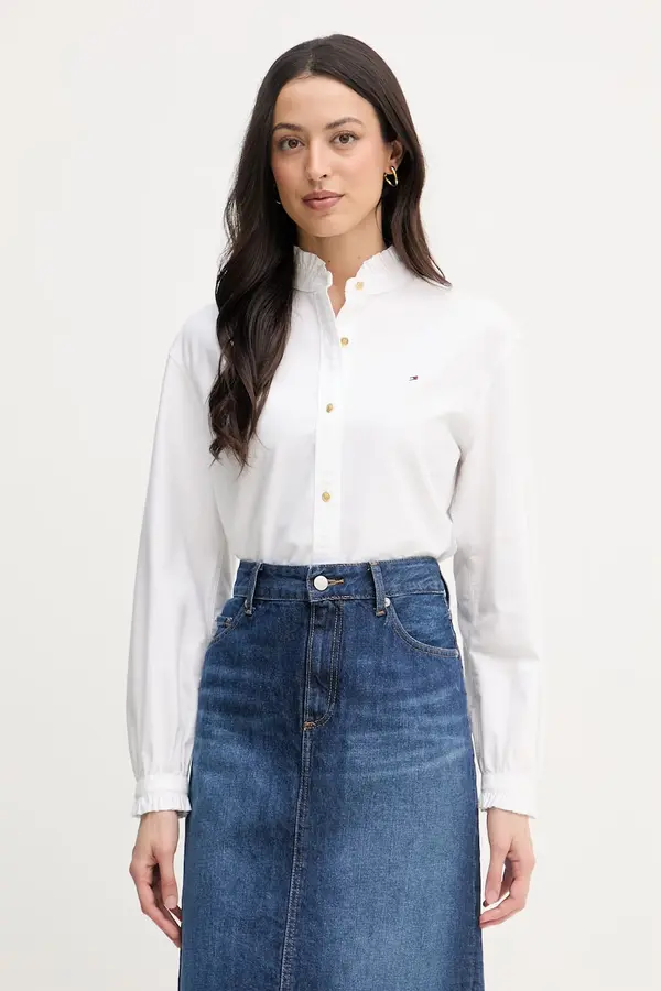 Tommy Hilfiger Tommy Hilfiger srajca ženska bombažna