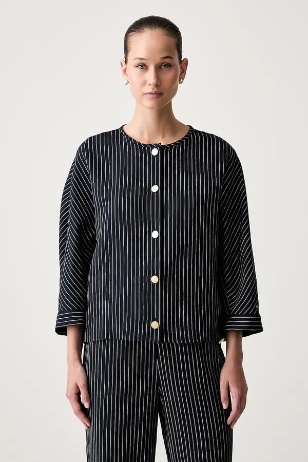 Tommy Hilfiger Tommy Hilfiger srajca ženska z lyocellom