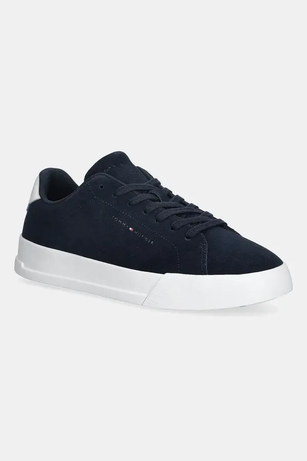 Tommy Hilfiger Tommy Hilfiger Superge iz semiša Tommy Hilfiger TH COURT CORE SUEDE