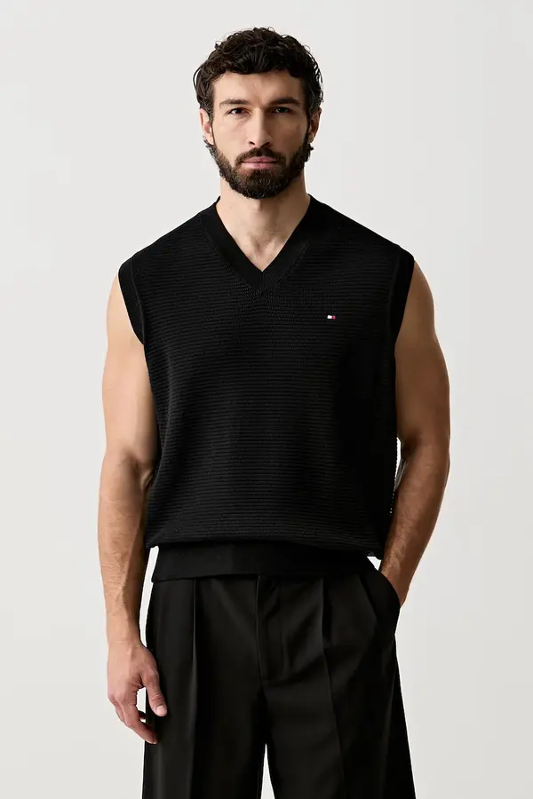 Tommy Hilfiger Tommy Hilfiger telovnik moški bombažen