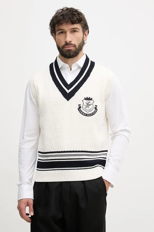 Tommy Hilfiger Tommy Hilfiger telovnik moški bombažen