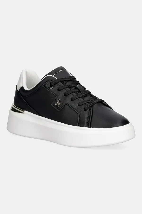 Tommy Hilfiger Tommy Hilfiger TH CHIC PLATFORM superge ženske usnjene
