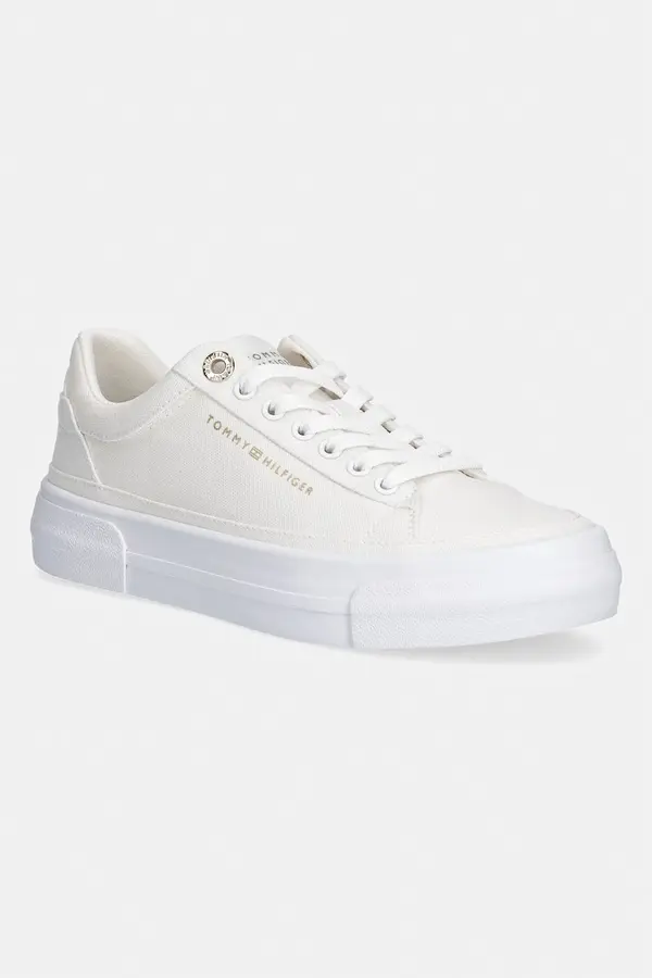 Tommy Hilfiger Tommy Hilfiger TH FOXING PLATFORM CANVAS teniske ženske