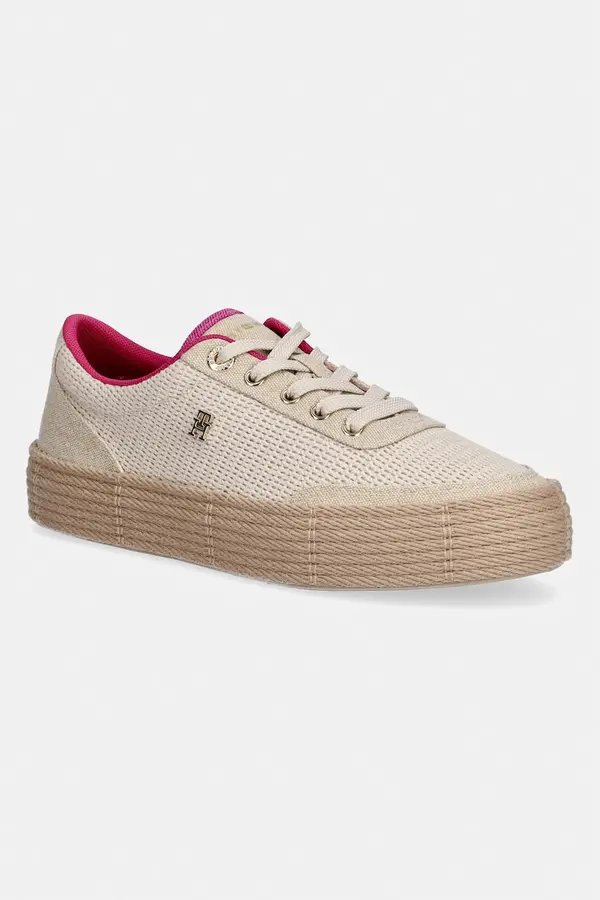 Tommy Hilfiger Tommy Hilfiger TH FOXING PLATFORM ROPE ženske teniske