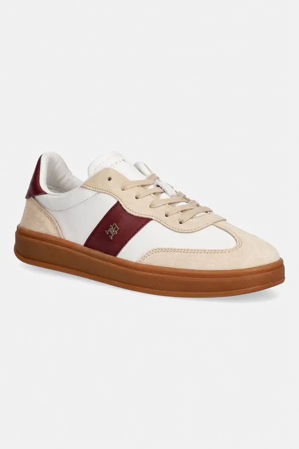 Tommy Hilfiger Tommy Hilfiger TH PREMIUM HERITAGE SNEAKER superge ženske usnjene