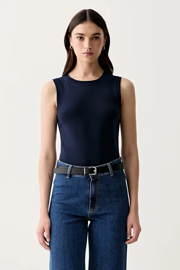 Tommy Hilfiger Tommy Hilfiger top ženski bombažen