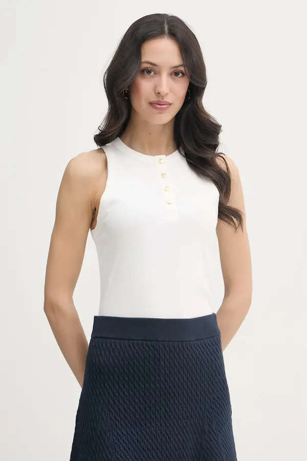 Tommy Hilfiger Tommy Hilfiger top ženski bombažen